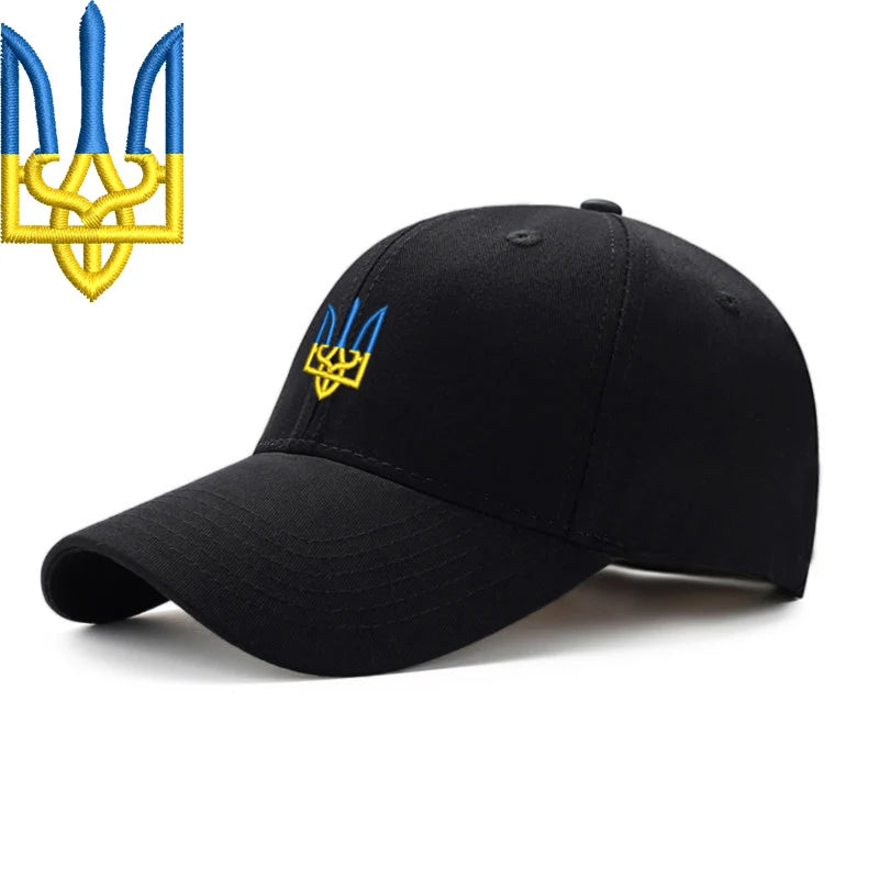 Embroidery Ukraine trident Symbol Spetsnaz Special Forces Men Women Boy Baseball Caps