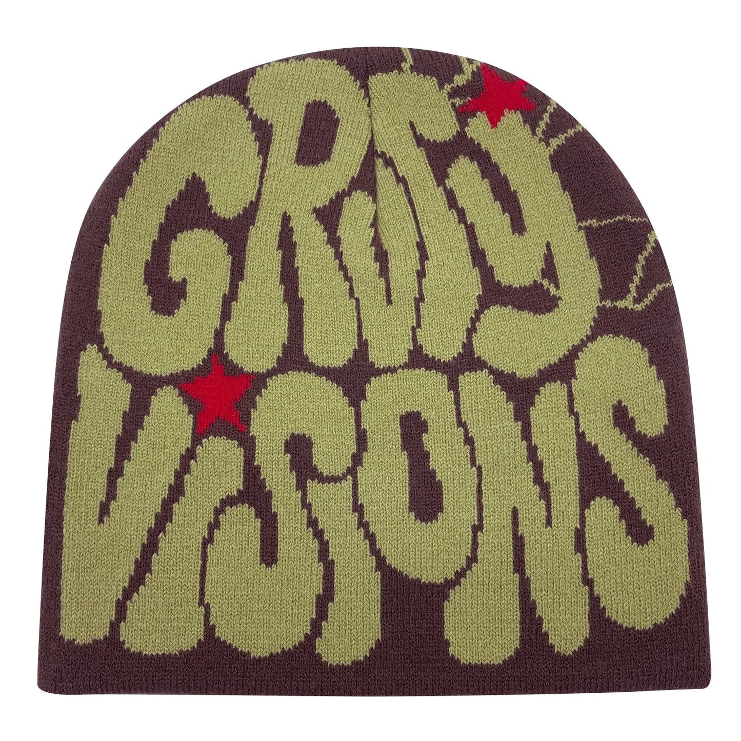 Unisex Knitted Hats Trendy Letter Pattern Popular Hip-Hop Hats