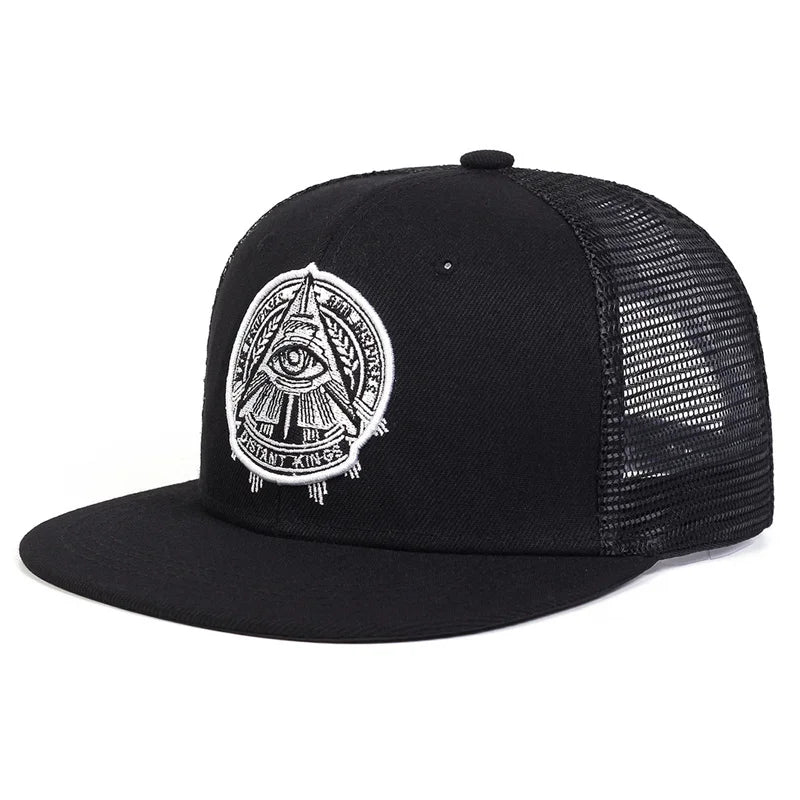 Spring Unisex Luxury High Quality Cap Mesh Snapback Cap for Man Woman