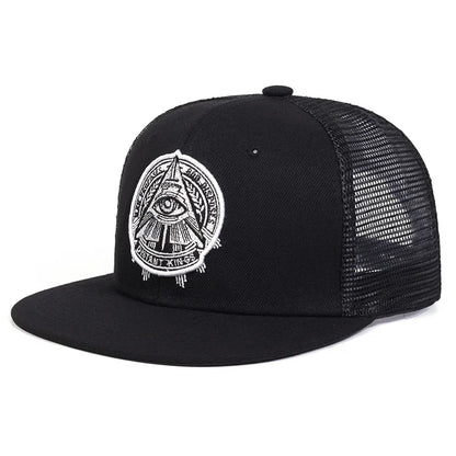Spring Unisex Luxury High Quality Cap Mesh Snapback Cap for Man Woman
