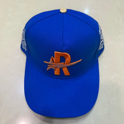 Contrast Brim 3D Embroidered Rough Play Hats