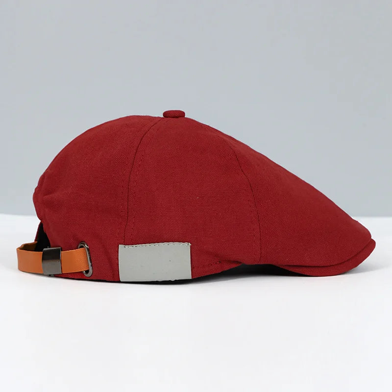 Retro British Newsboy Cap Unisex Vintage Beret Hat