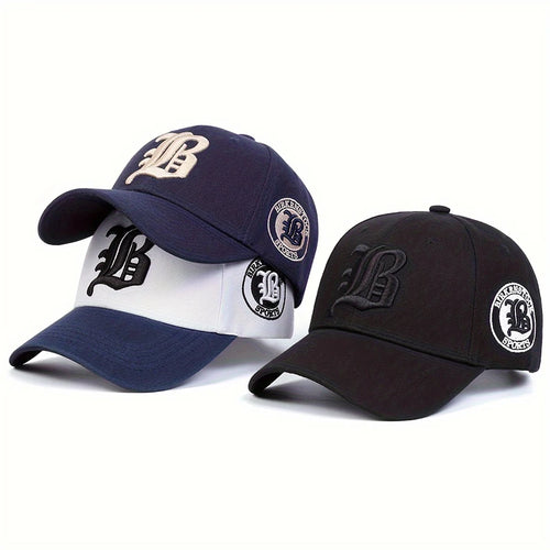Unisex Gothic Letter FLB Embroidery Baseball Caps Spring and Autumn