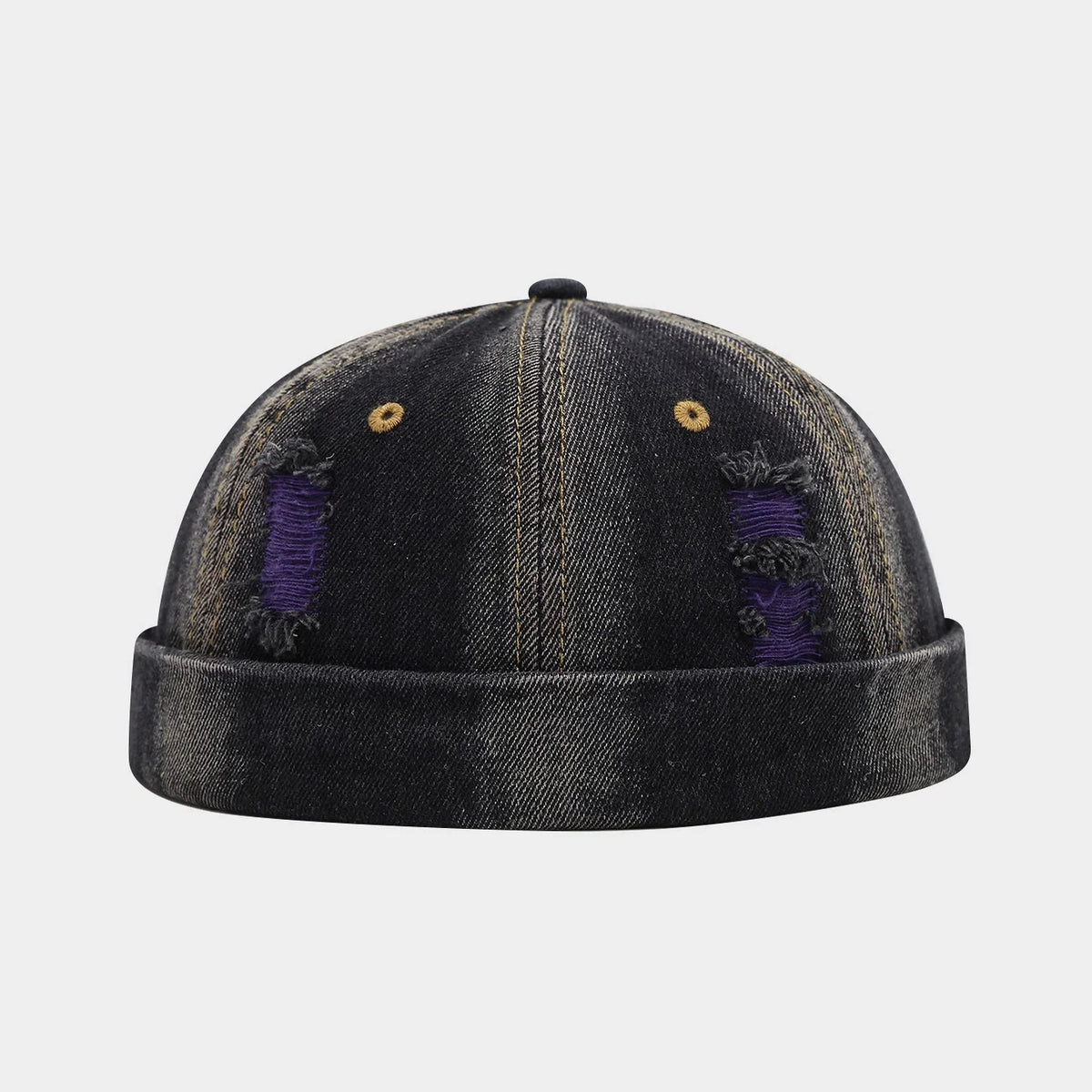Broken Hole Landlord Hats Men's Street Hip-Hop Hats