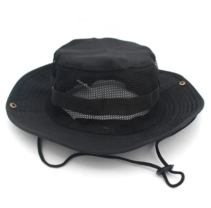 Men & Women Sun Hat Camouflage Cap Outdoor Sports Sun Bucket Cap 60cm