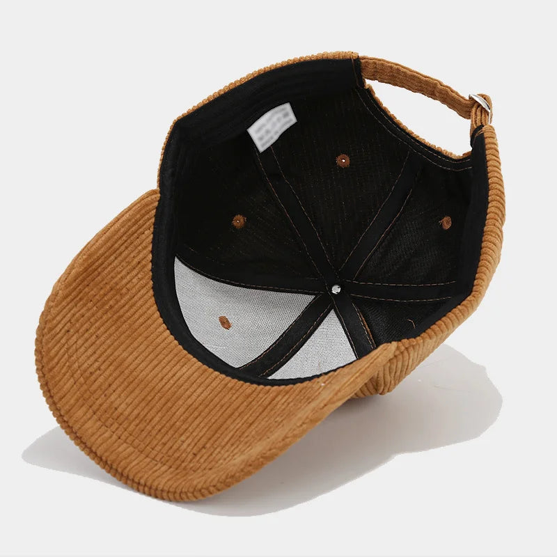 Corduroy Baseball Cap Men Off-Road Vehicle Pattern 4x4 Adventure Outdoor