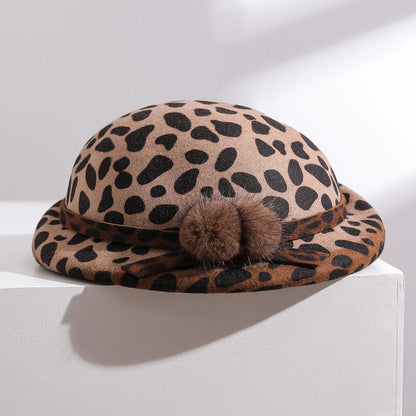 2026 Winter Fedora Hats For Women Fashion Flat Wide Brim Panama Wool Felt Jazz Fedora