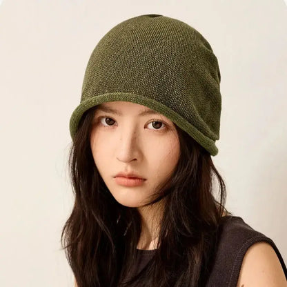 Stretchy, Lightweight Soft Women's Fashion Pullover Hat – Soft Beanie
