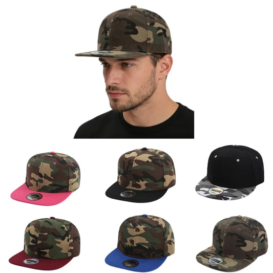 Cap Plain Snapback Hat High Men Women