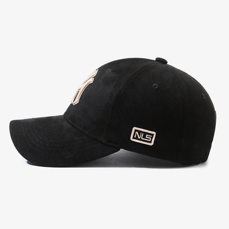 Couple Embroidered Letters Baseball Cap Adjustable Unisex Fashion Matching Sun Hat Trendy Casual Duck Bill Cap