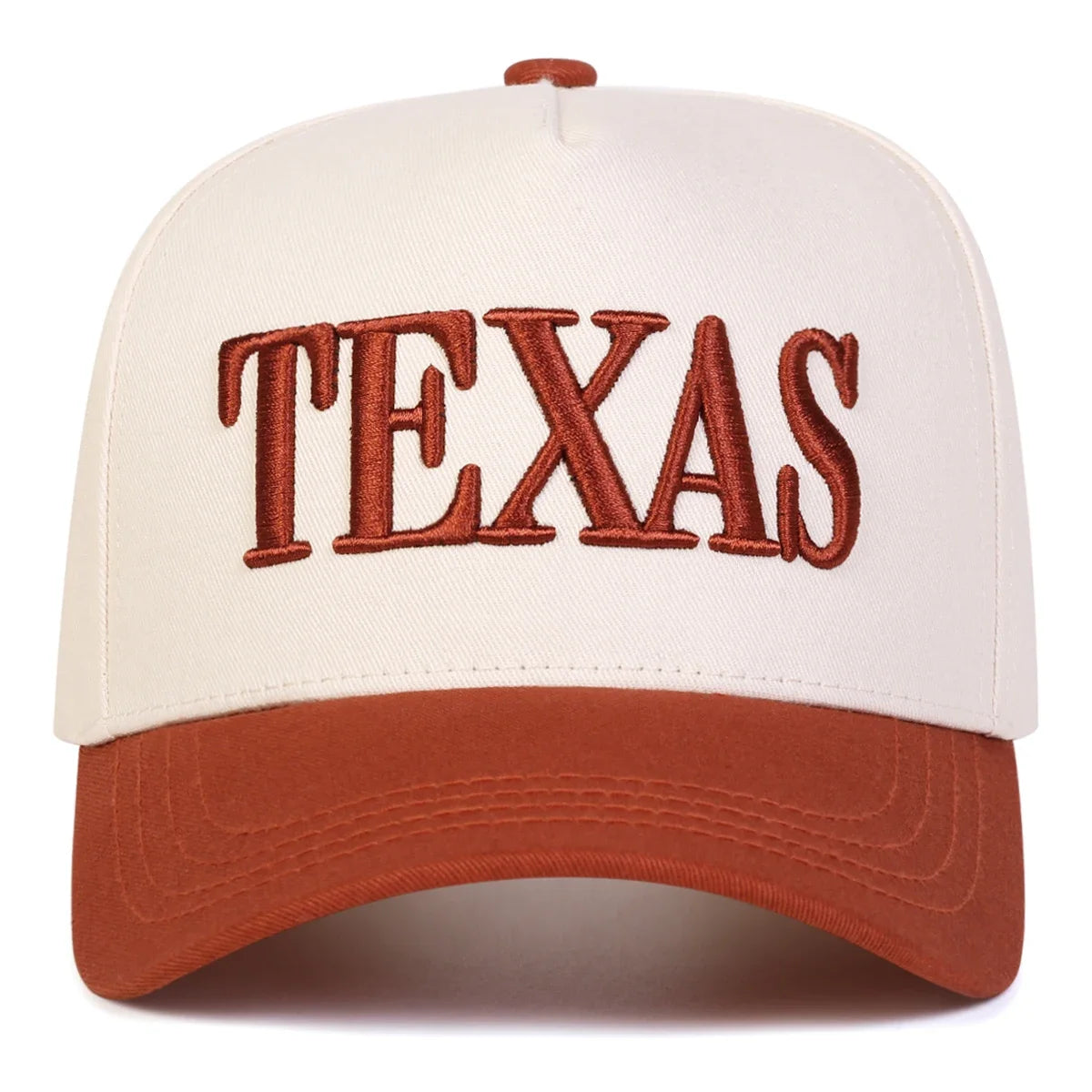 Unisex Texas Letter Embroidery Baseball Caps Spring Autumn