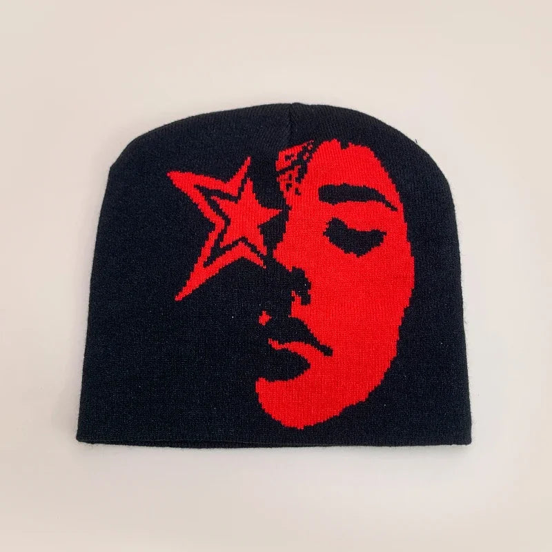European Style Niche Face Wool Knitted Hats Autumn And Winter