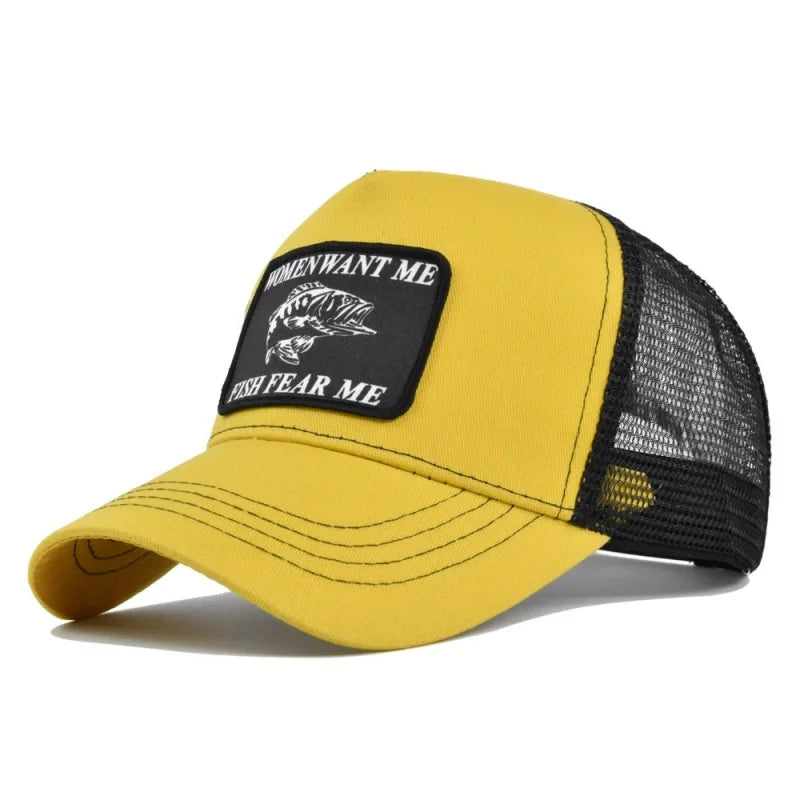 Summer Breathable Quick Drying Fashion Embroidery Baseball Caps Men Women