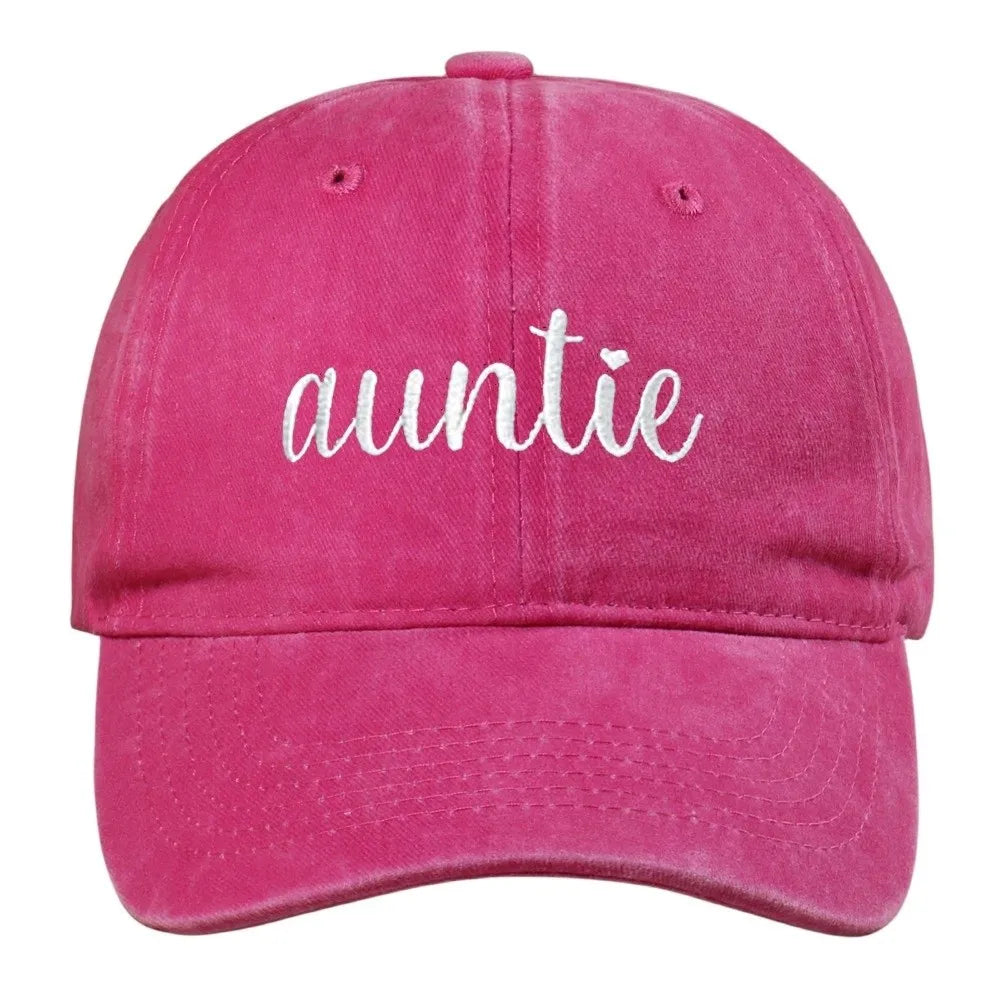 Fashion Washed Cotton Uncle Auntie Matching Caps