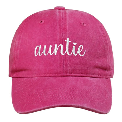 Fashion Washed Cotton Uncle Auntie Matching Caps