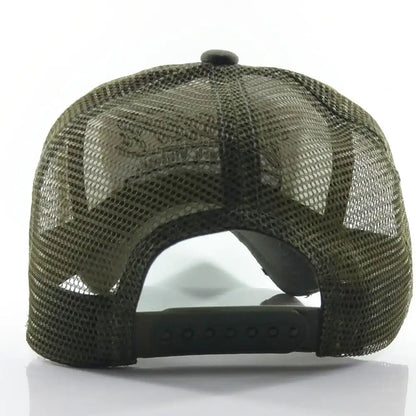 Streetwear Letter Embroidery Mesh Dad Baseball Cap Fashion Snapback