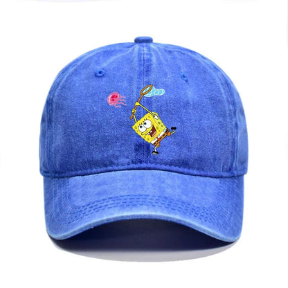 Fashion Cute SpongeBobs Baseball Cap Movie Cartoon Role Adult Men Women