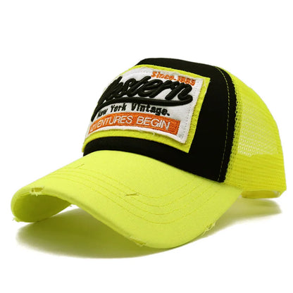 Unisex Men Letter Embroidery Baseball Cap Outdoor Sport Cap