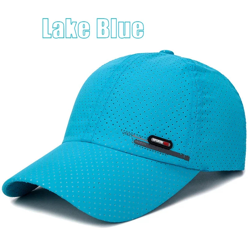 Summer Breathable Perforated Quick-Drying Hat For Men