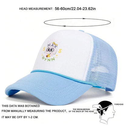 Unisex Girl Letter Printing Baseball Net Caps Spring Summer