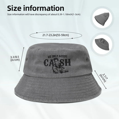 We Only Accept Cash Bucket Hat Women