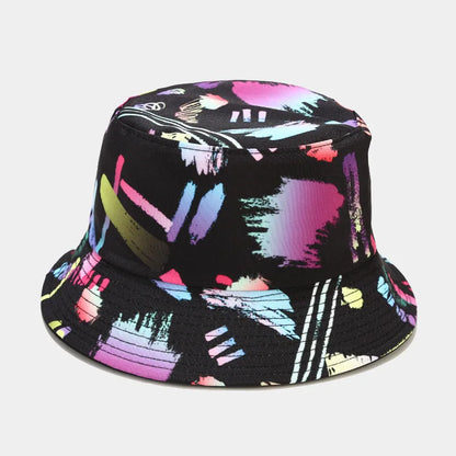 Fashion Plant Printing Pattern Fisherman Hat Spring and Summer