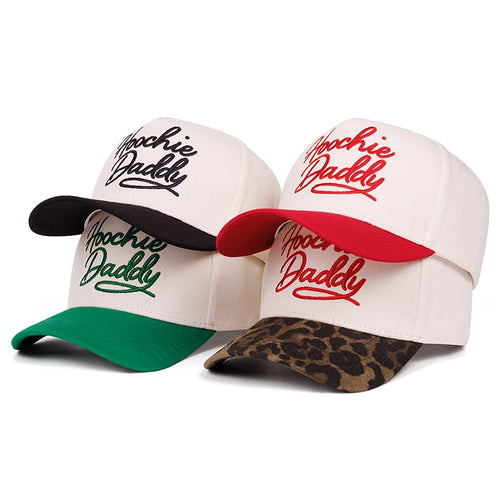 New Skateboard Hat Letter Hoochie Embroidered Hat Daily Commuter Decoration Sunshade Hat Unisex
