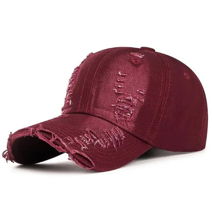 Washable Cotton Vintage Baseball Caps For Men