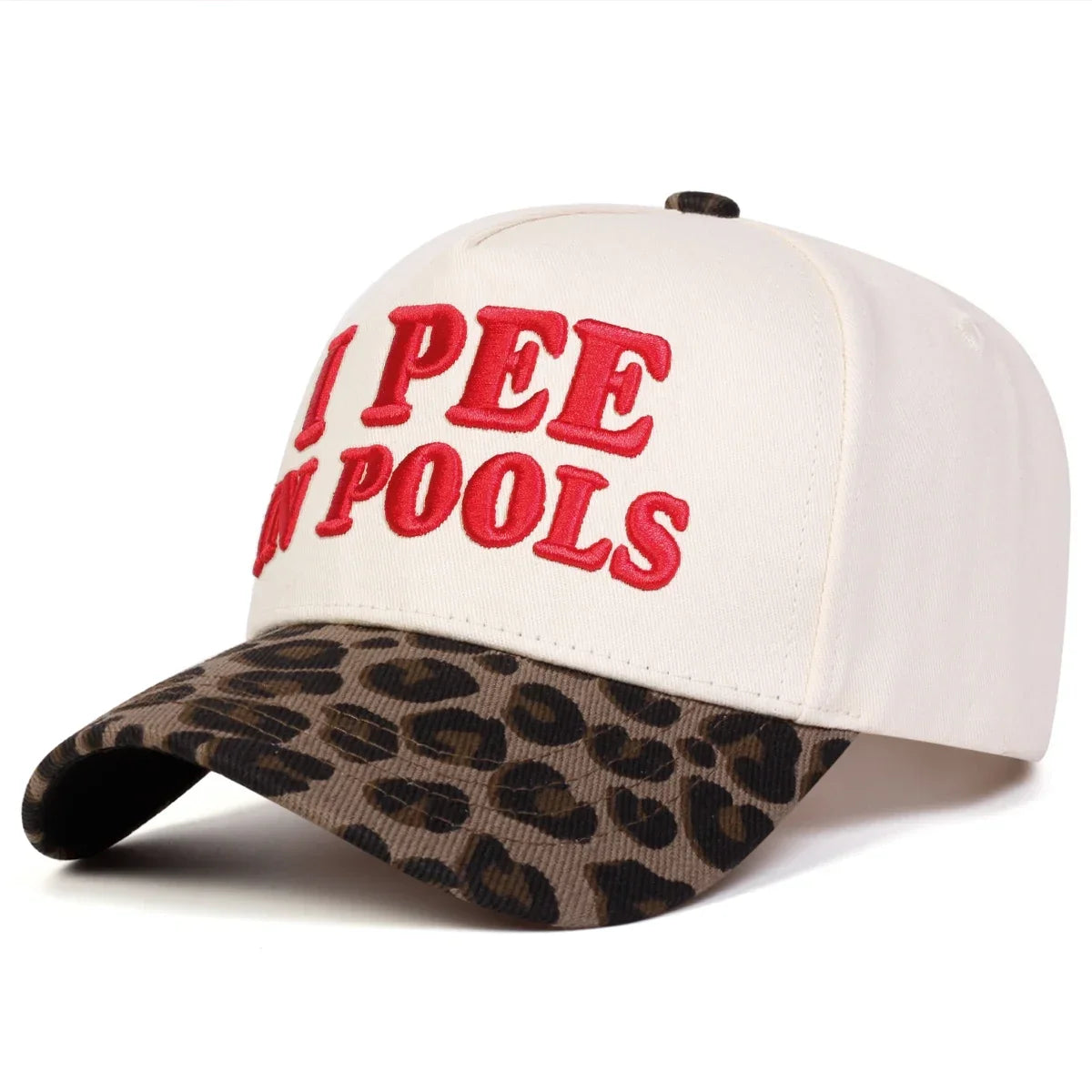 Unisex I Pee In Pools Letter Embroidery Baseball Caps Spring and Autumn
