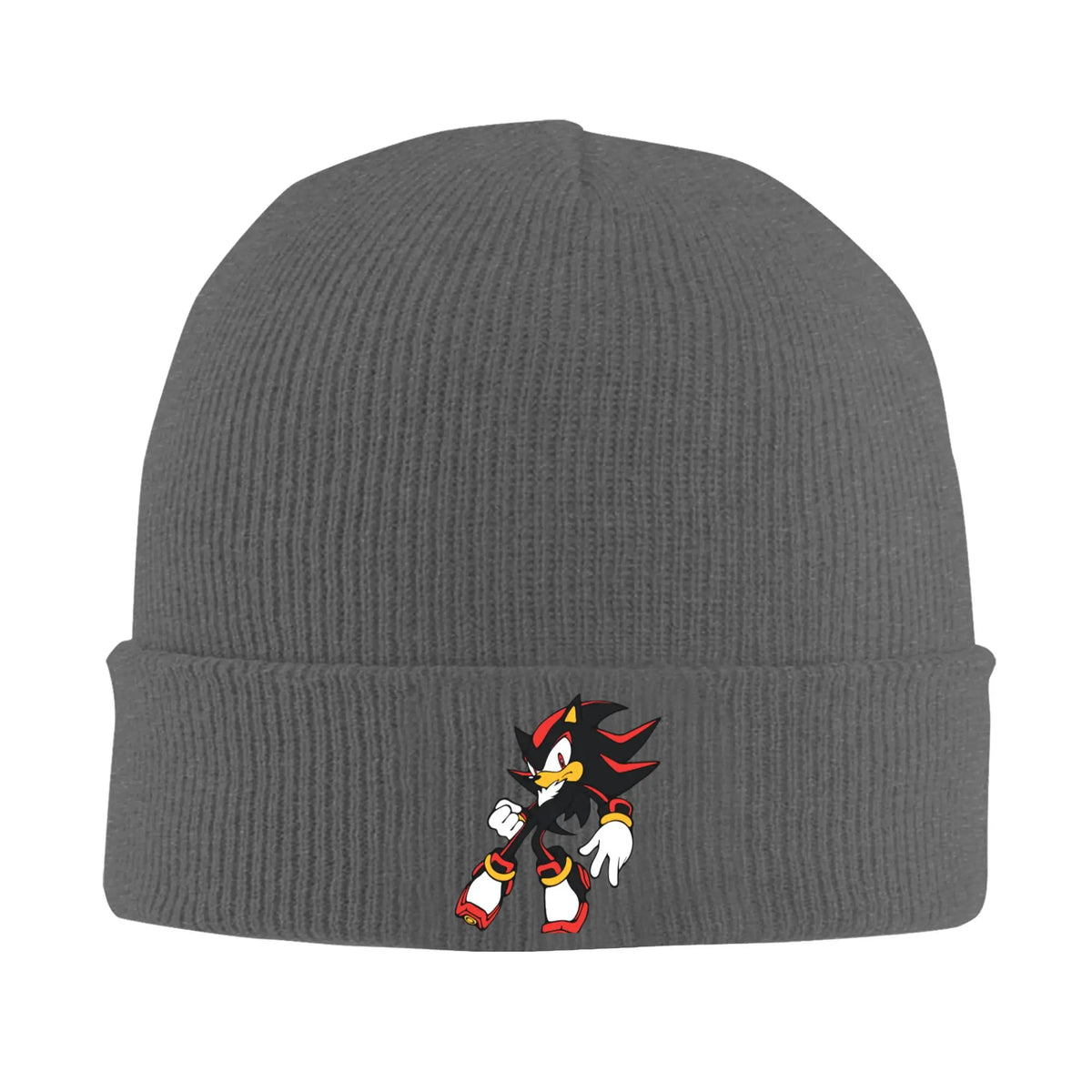 Shadow The Hedgehogs Knit Hat Beanies Autumn Winter Hat
