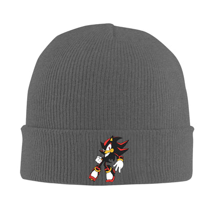 Shadow The Hedgehogs Knit Hat Beanies Autumn Winter Hat