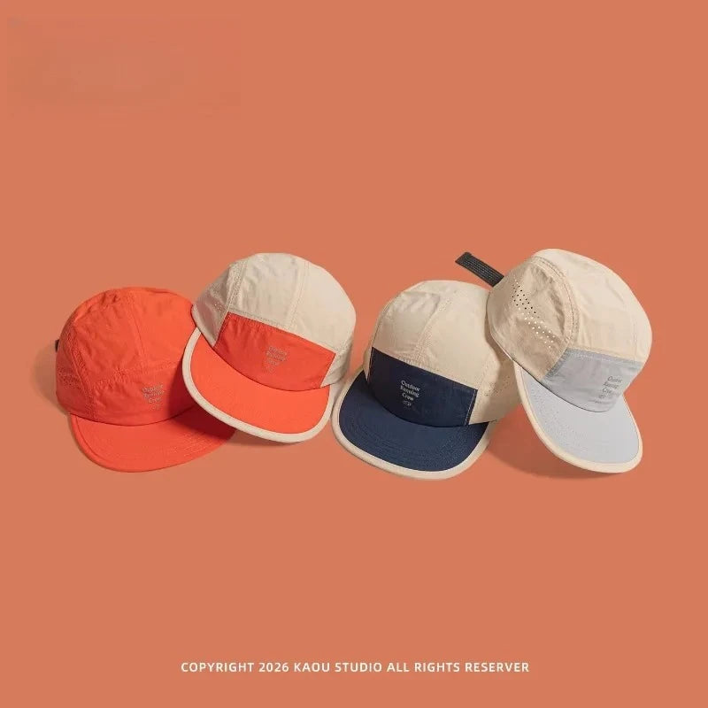 Outdoor Camping Sunscreen Quick-Drying Color Matching Baseball Caps