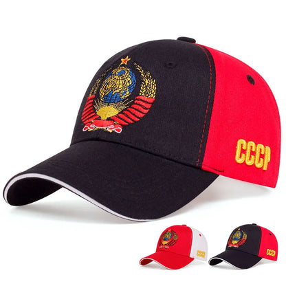Unisex CCCP National Emblem Baseball Cap Men Women Cotton