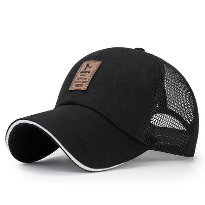 Unisex Cap Casual Plain Mesh Baseball Cap Adjustable Snapback Hats Hip Hop Trucker Cap Streetwear Dad Hat