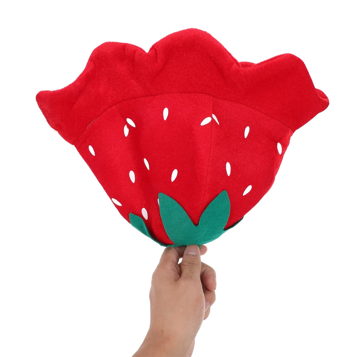 Halloween Soft Cotton Strawberry Fisherman Hat Decorative Party Cosplay