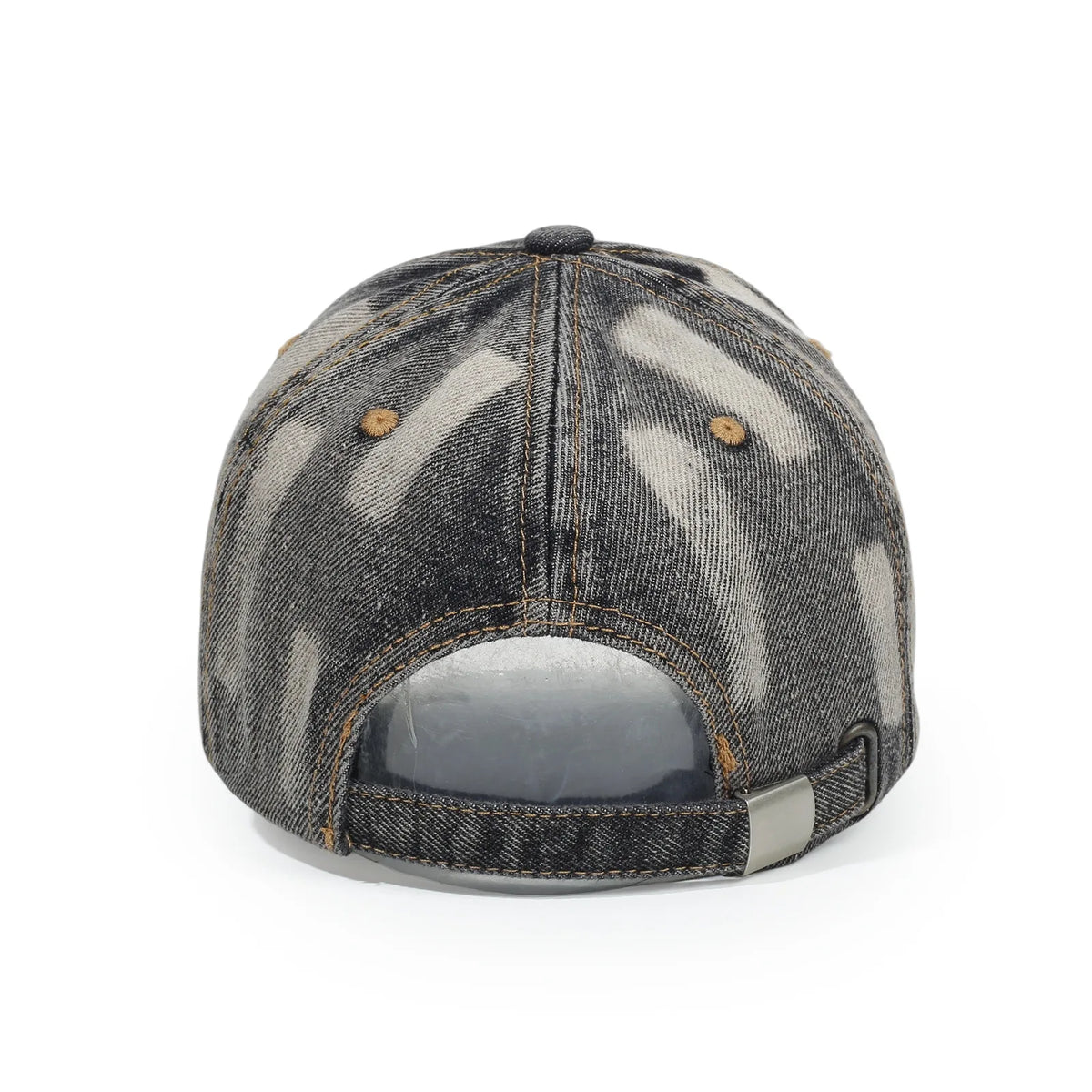 Vintage Denim Distressed Baseball Cap Unisex Sun Protection Outdoor