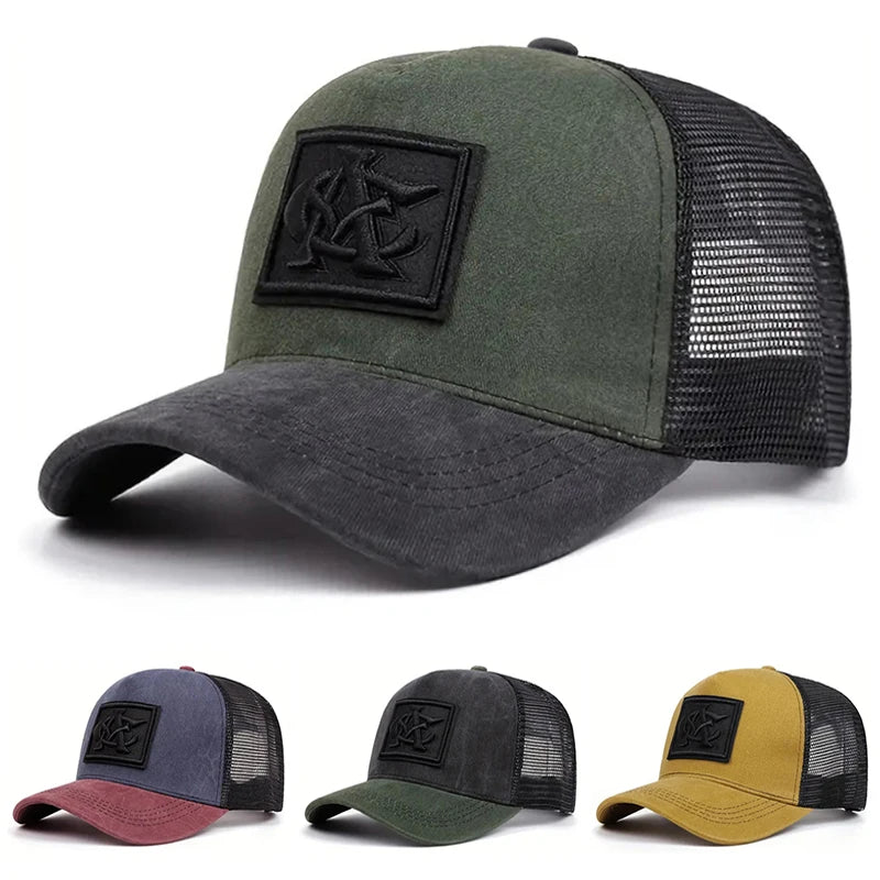 2026 New Breathable Mesh Hat CA Embroidered Baseball Hat