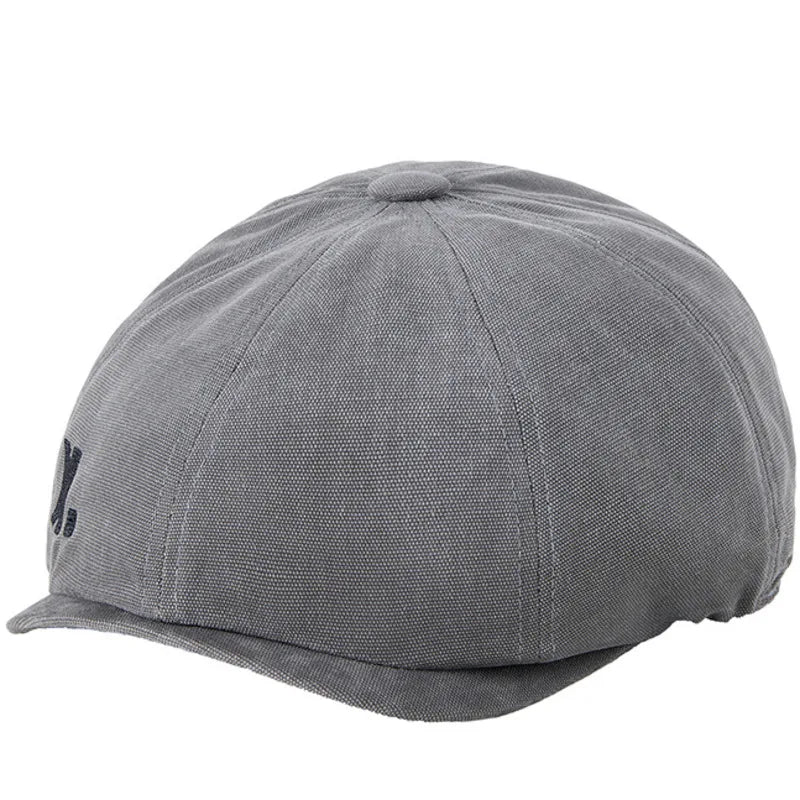 Dad Cotton Beret Male Casual Ivy Cap Lady Classical Octagonal Caps Men