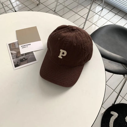 Letter Embroidered Children Baseball Cap