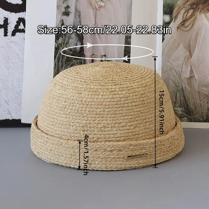100% Handmade Raffia Grass Fascinator Sun Hats Women