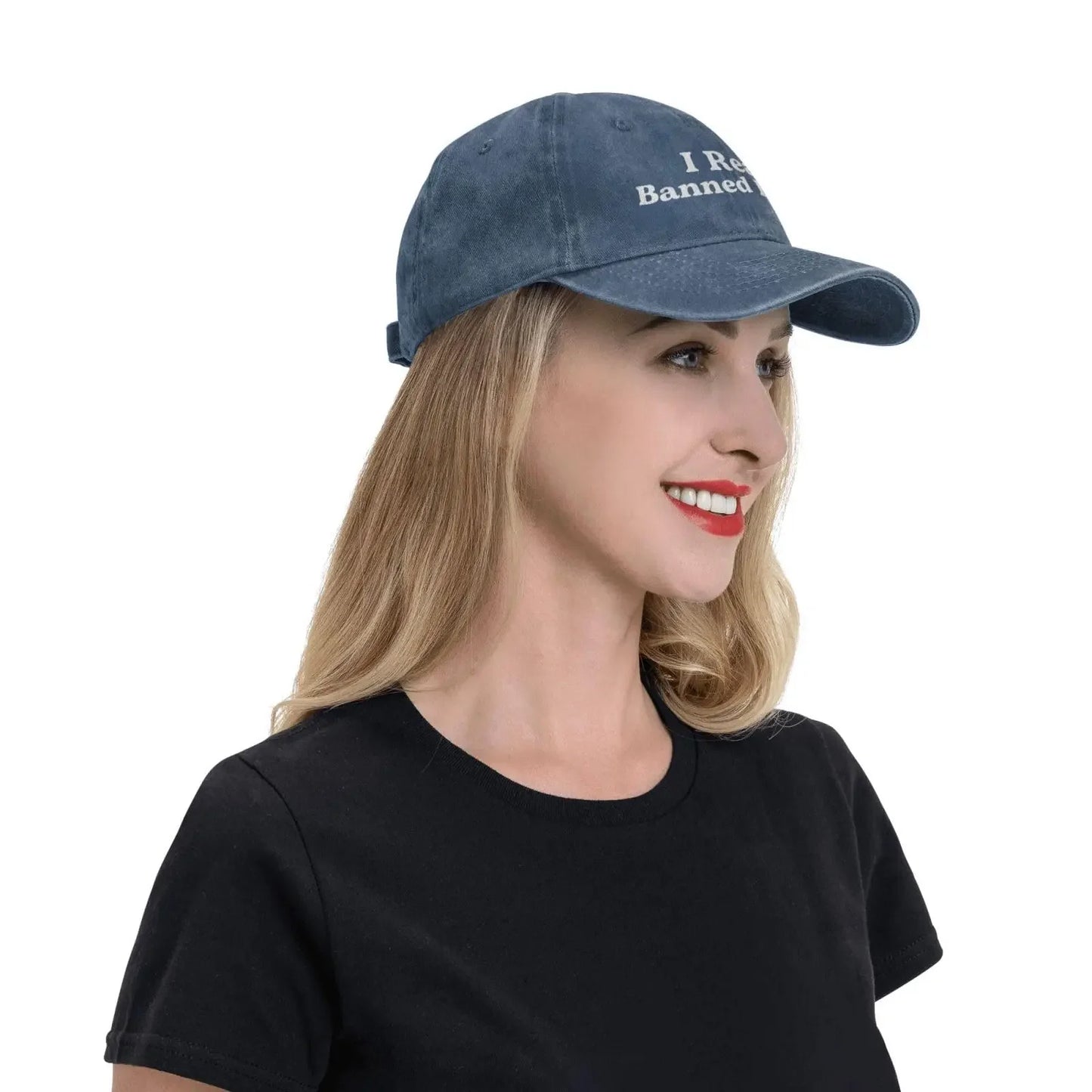 I Read Banned Books Hat Men Dad Hats Cute Cap For Man Women Basketball Caps