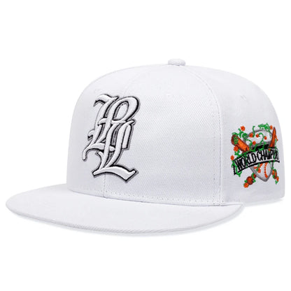 Fashion Letter Embroidery Snapback Cap High Quality Hip Hop