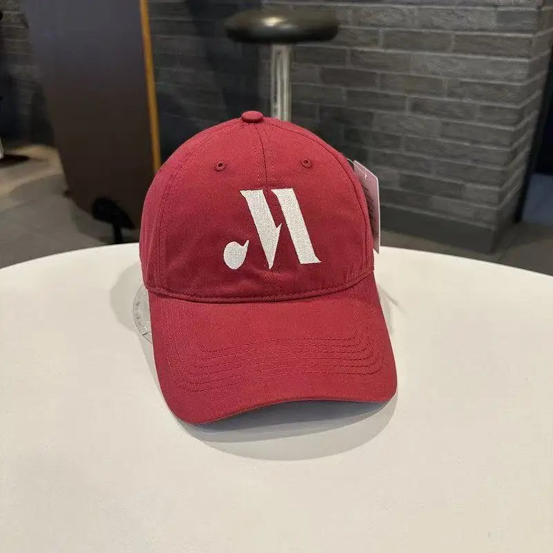 Neutral Letter Printed Soft Top Baseball Cap