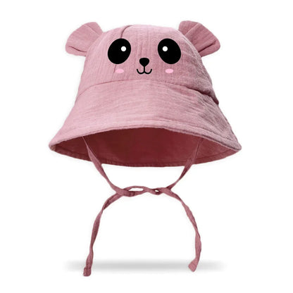 Cute Baby Bear Hat For Boys And Girls Breathable Beach Hat
