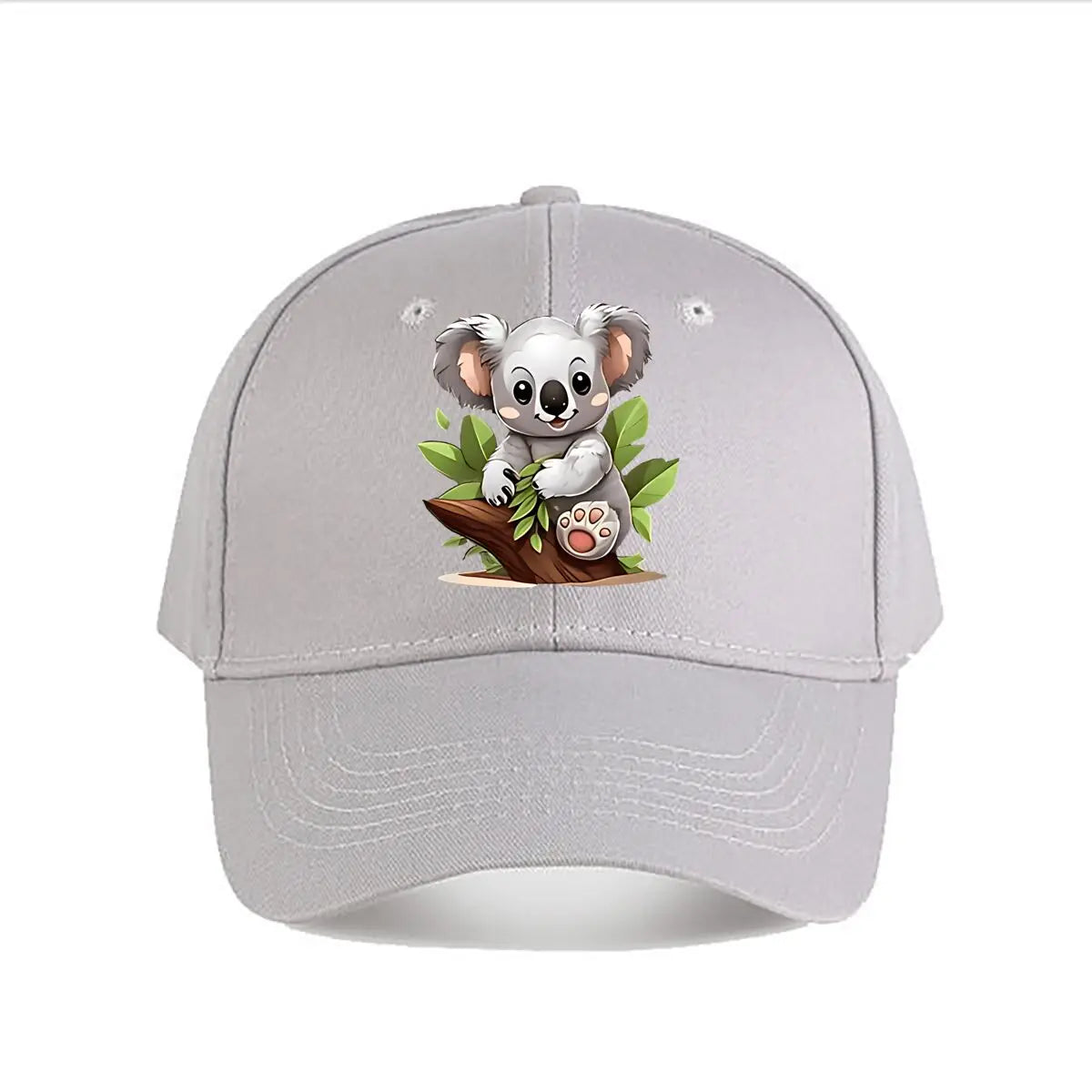 Cute Cartoon Koala Plush Toy Kids Room Decor Baseball Cap