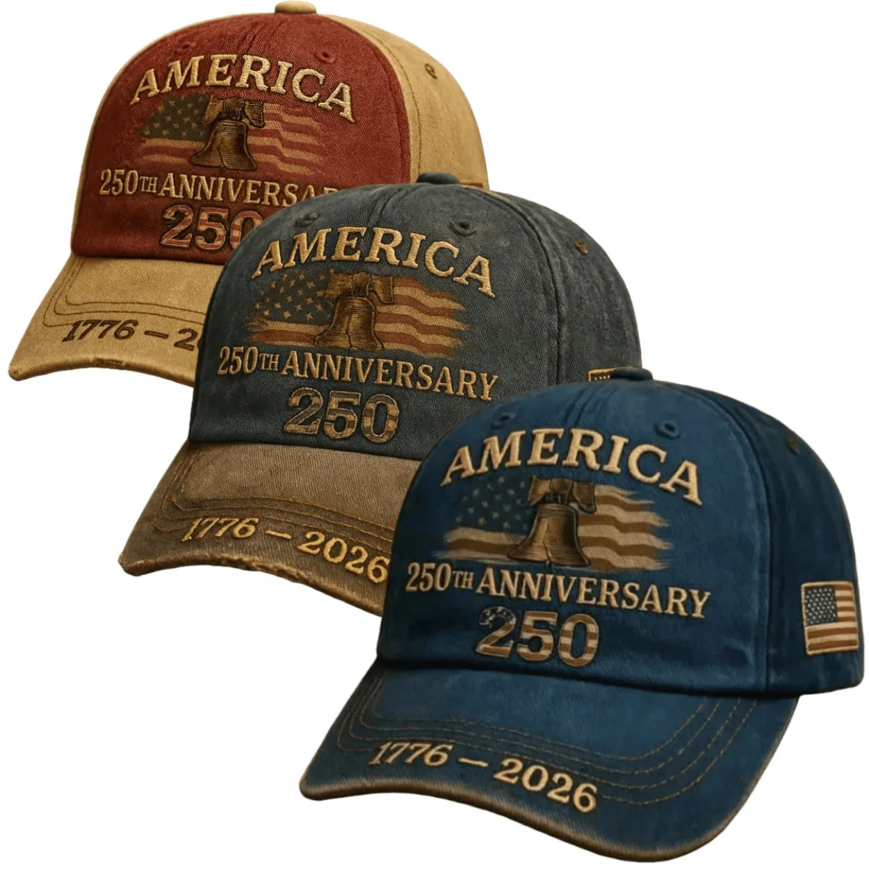 250th Anniversary Patriotic Baseball Cap