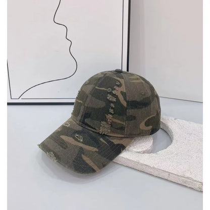 Unisex Trendy Camo Baseball Cap Vintage