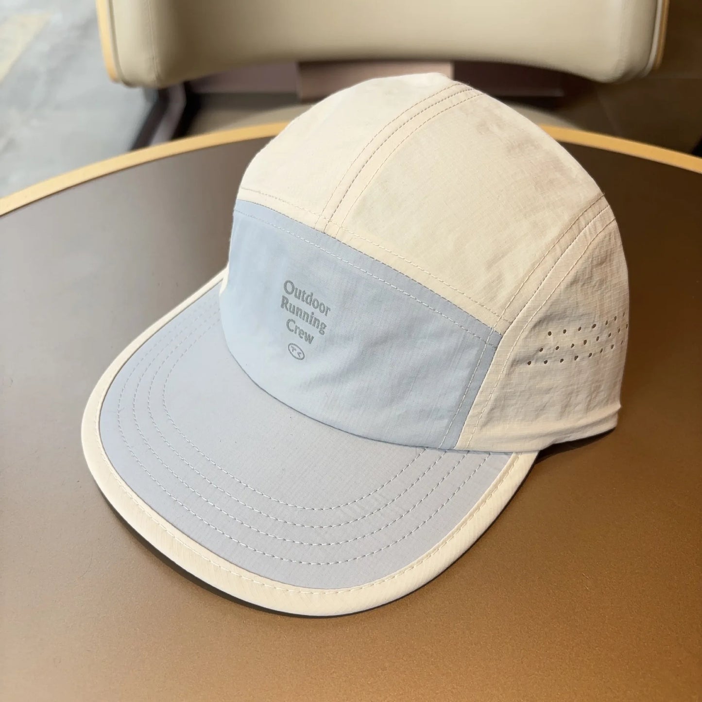 Panel Running Cap Men Women Lightweight Quick Dry Nylon Hat Outdoor Sports
