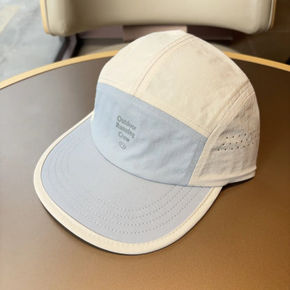 Panel Running Cap Men Women Lightweight Quick Dry Nylon Hat Outdoor Sports