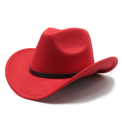 New Unisex Vintage Western Cowboy Cowgirl Felt Hat